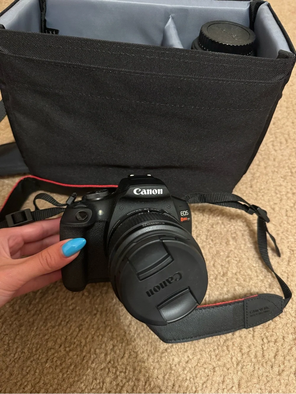 Canon EOS Rebel T7 DSLR Camera - Black